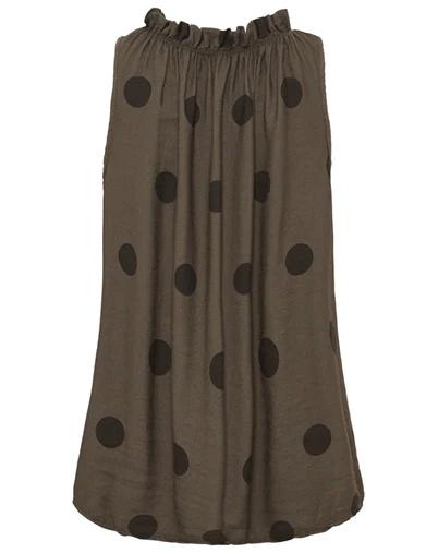 Marta du Chateau - MDCLucina Top - Brown